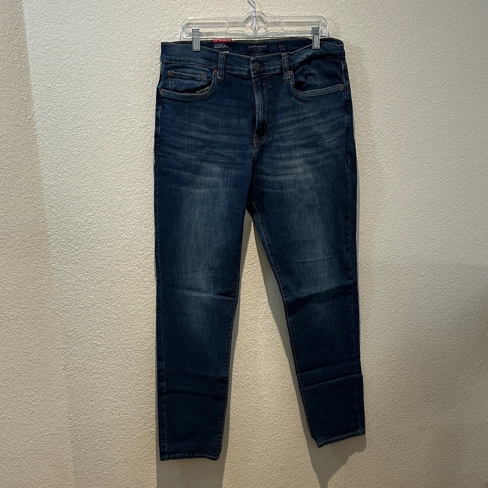 Lucky Brand Dark Indigo Athletic Slim Jeans Size 34x34